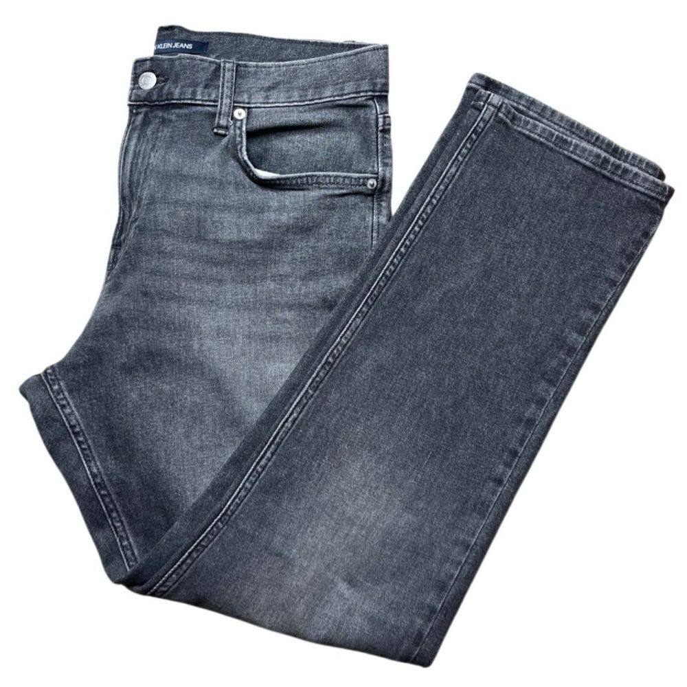 Calvin Klein Men's Gray Straight Leg Jeans Size 32x30